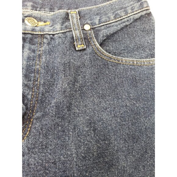 Wrangler Twenty X Women’s Size 9/10 x 32 Straight Leg Denim Dark Wash Jeans - Picture 3 of 16